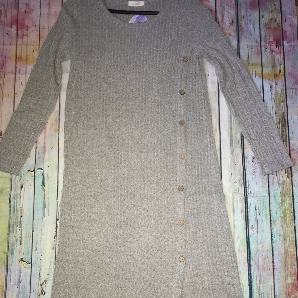 Ribbed Lightweight Sweater Dress